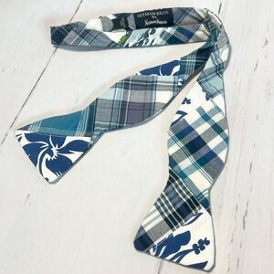 Gitman Bros Tropical Plaid bow tie